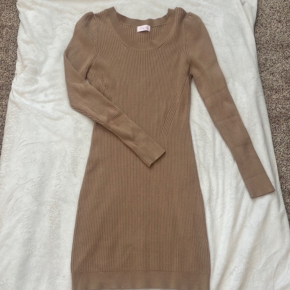 Pink Lily Sweater Dress